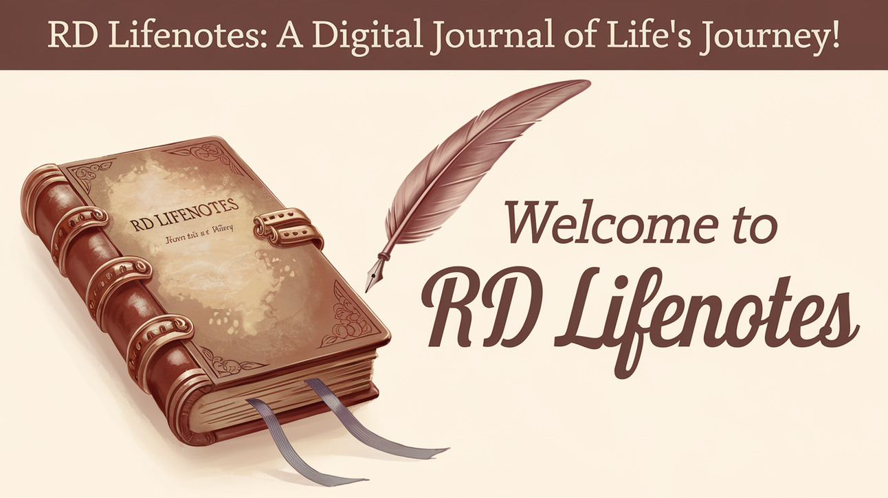Welcome to RD LifeNotes 📝