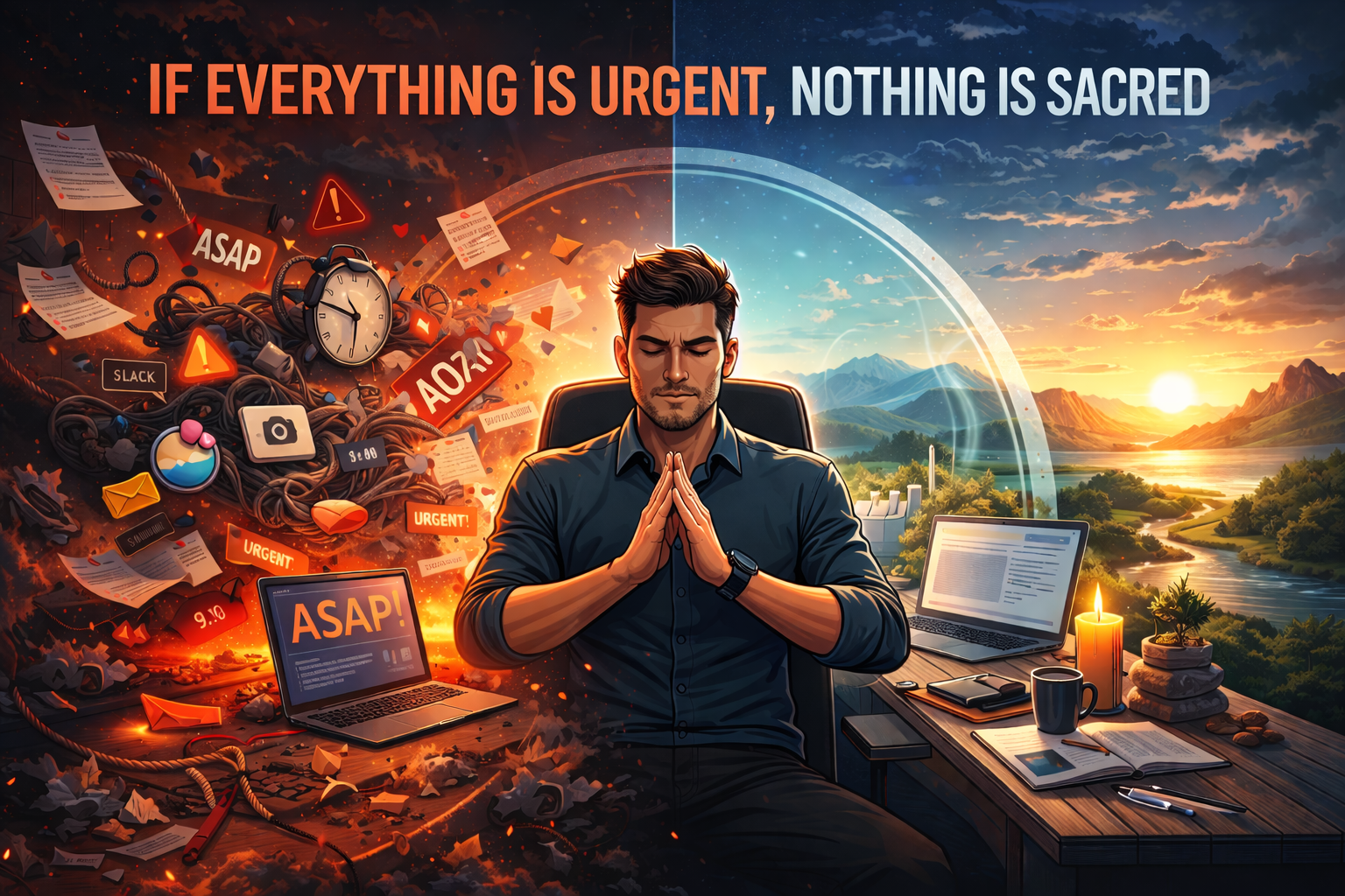 If Everything Is Urgent, Nothing Is Sacred