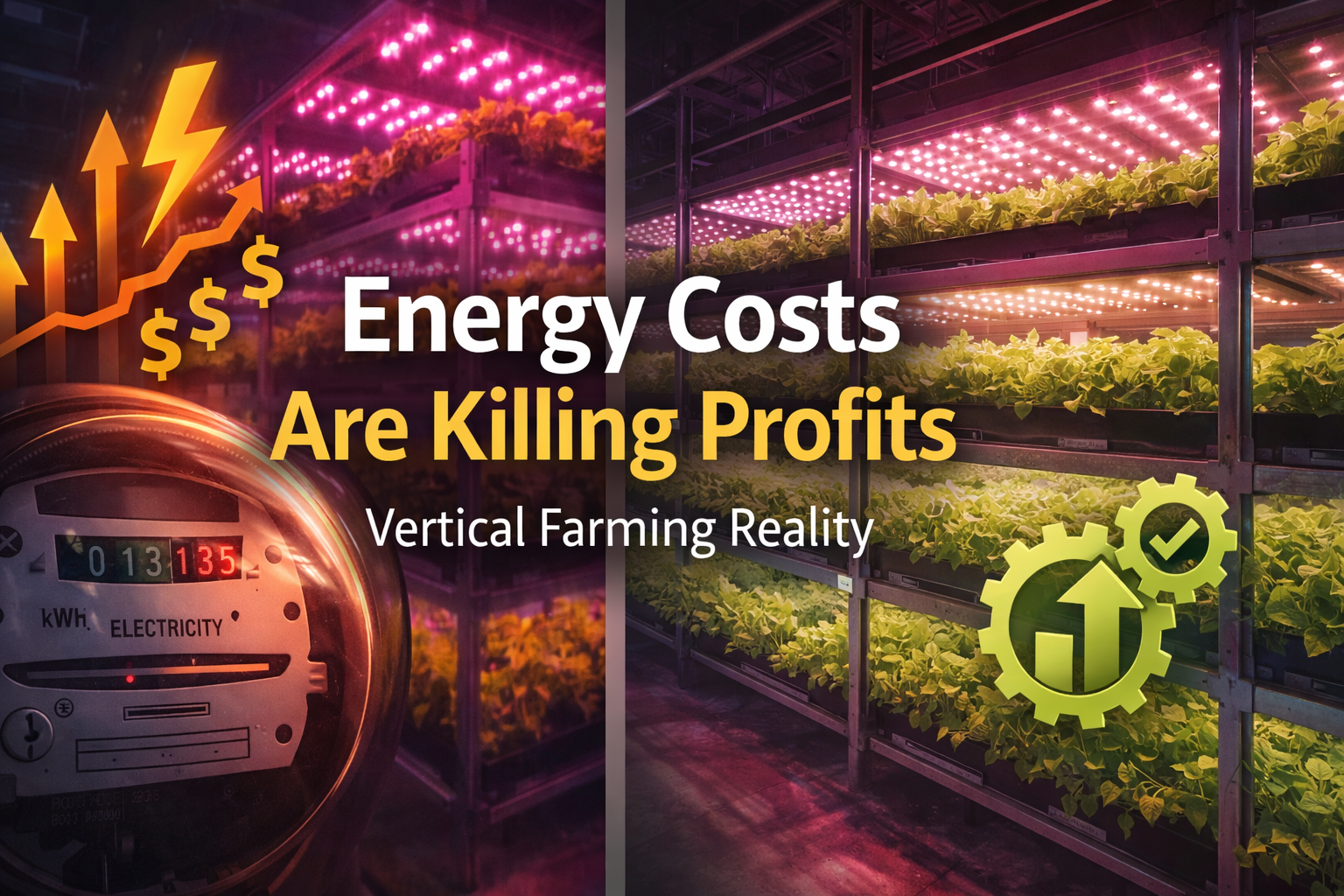Why Energy Costs Are Killing Vertical Farms (And What Smart Operators Do Instead)