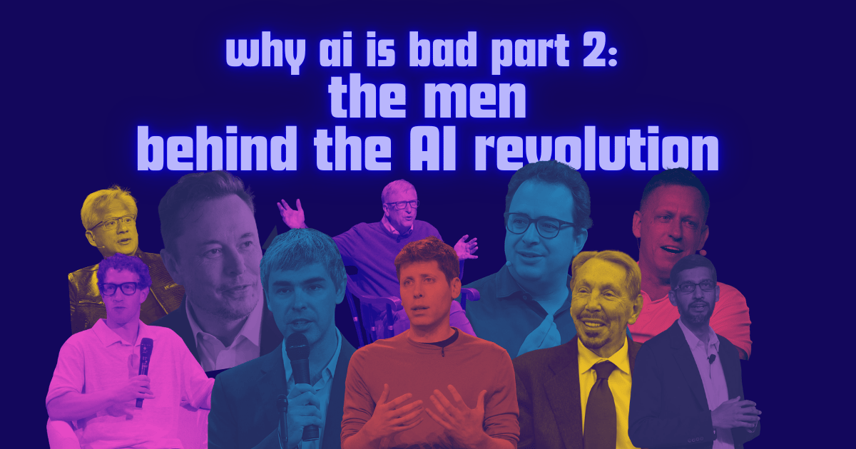 The girls are fightinggg: A look at the power-hungry & petty men in charge of the “AI revolution”