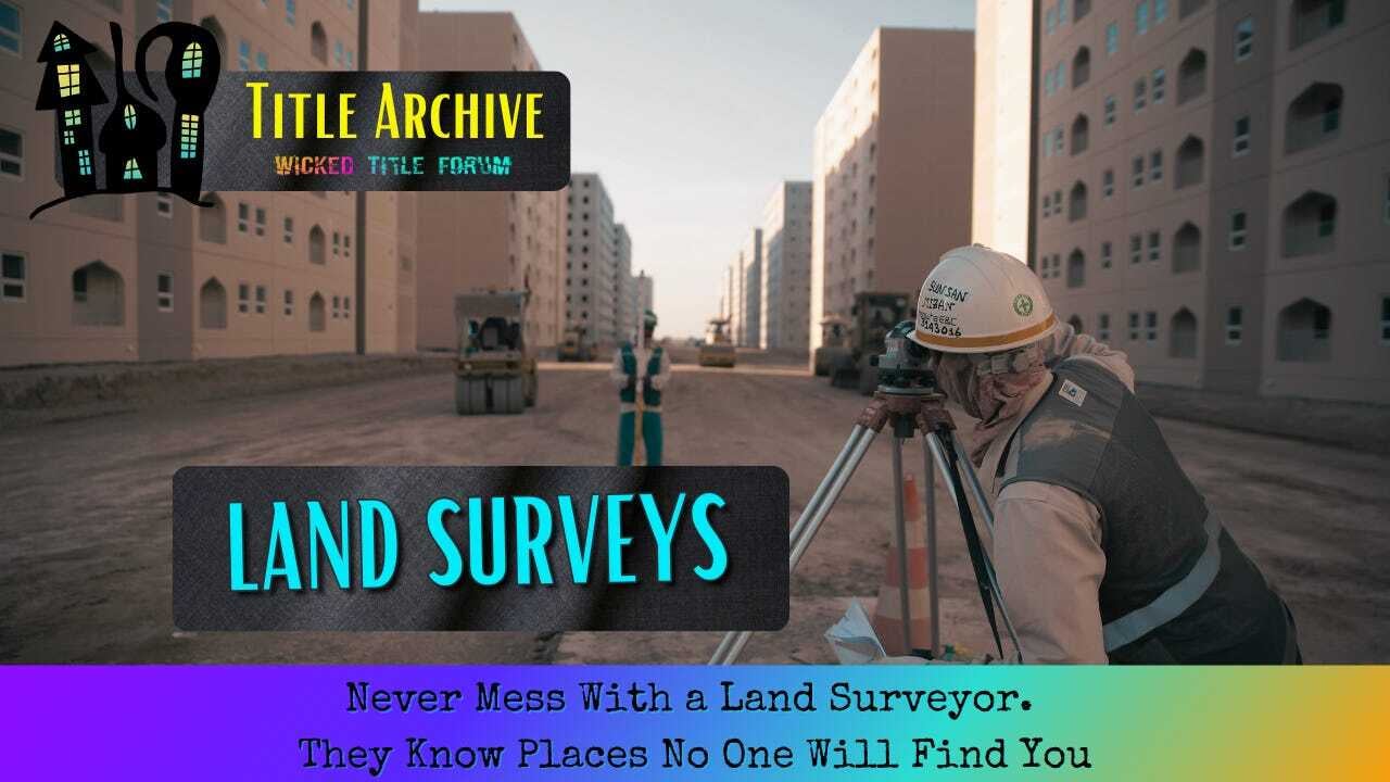 Land Surveys