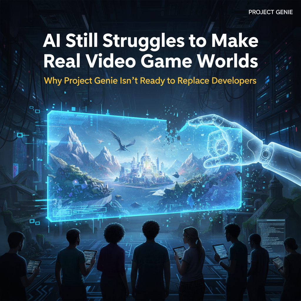 AI Still Struggles to Make Real Video Game Worlds - Why Project Genie Isn’t Ready to Replace Developers