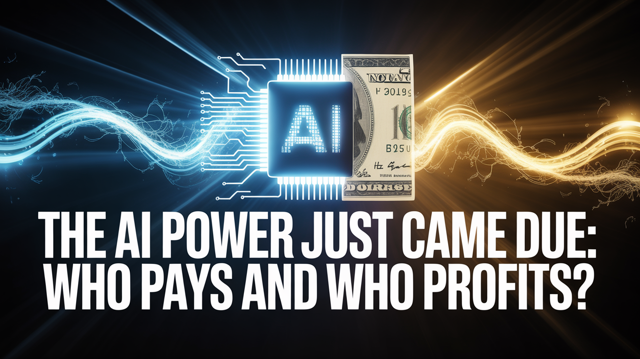 The AI Power Tab Just Came Due: Who Pays And Who Profits?