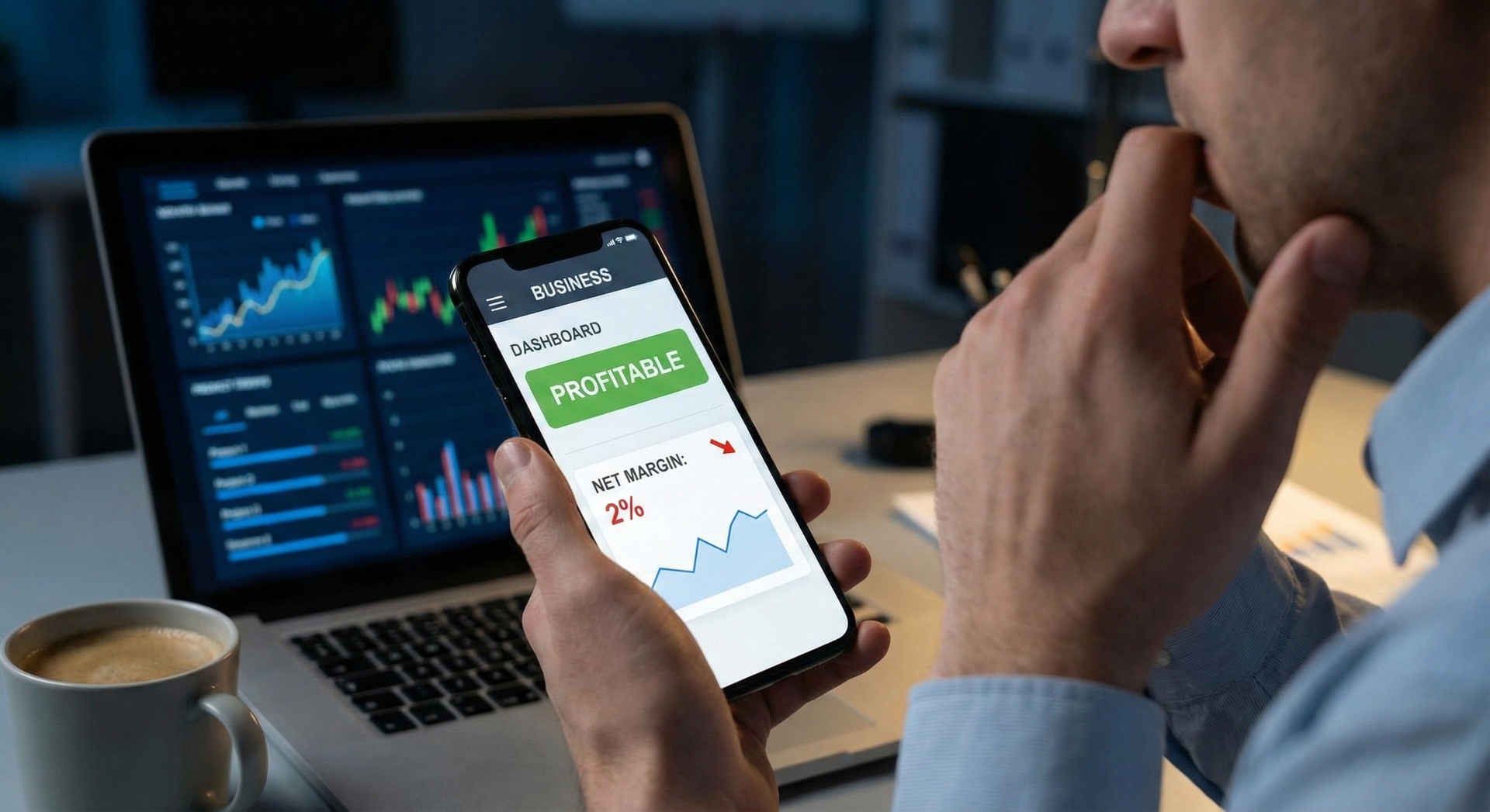 We're profitable ... but it still feels tight