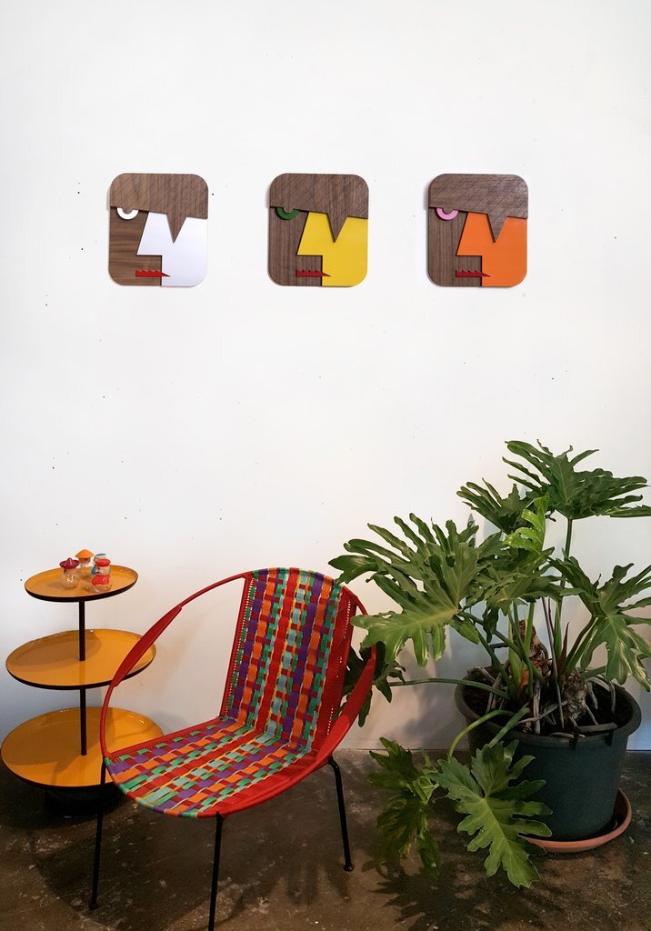 Urban Masquerade’s Abstracted Wooden Masks