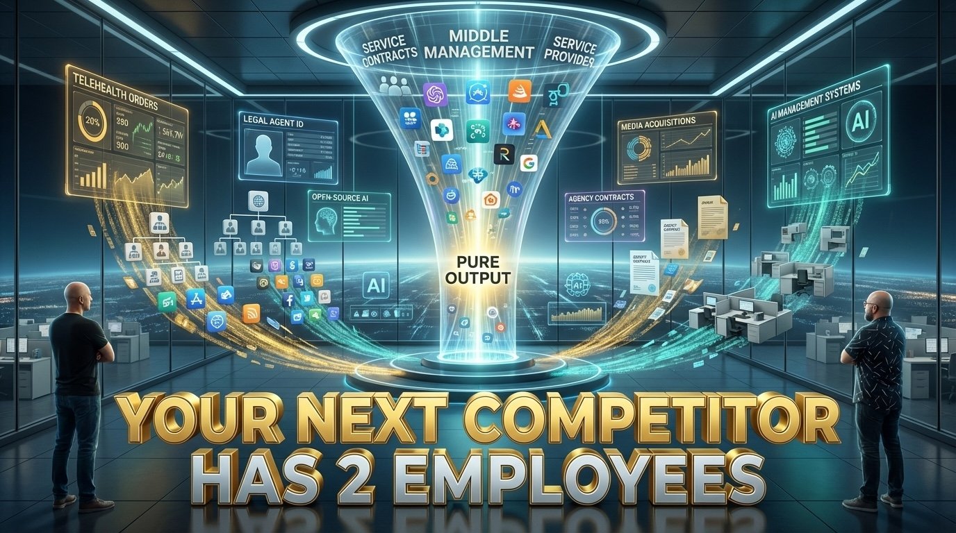 🧠📈 Your Next Competitor Has 2 Employees and a $1.8B Run Rate