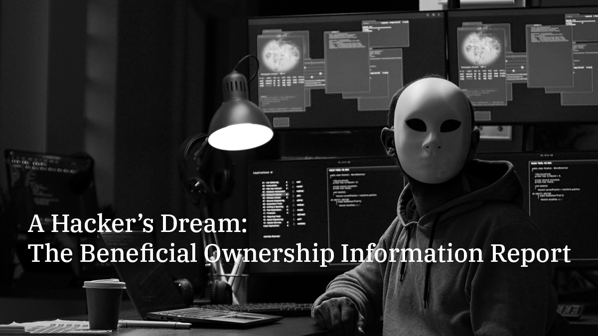 A Hacker’s Dream: The Beneficial Ownership Information Report