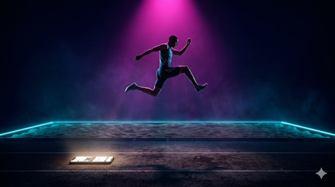 O salto que ninguém mediu