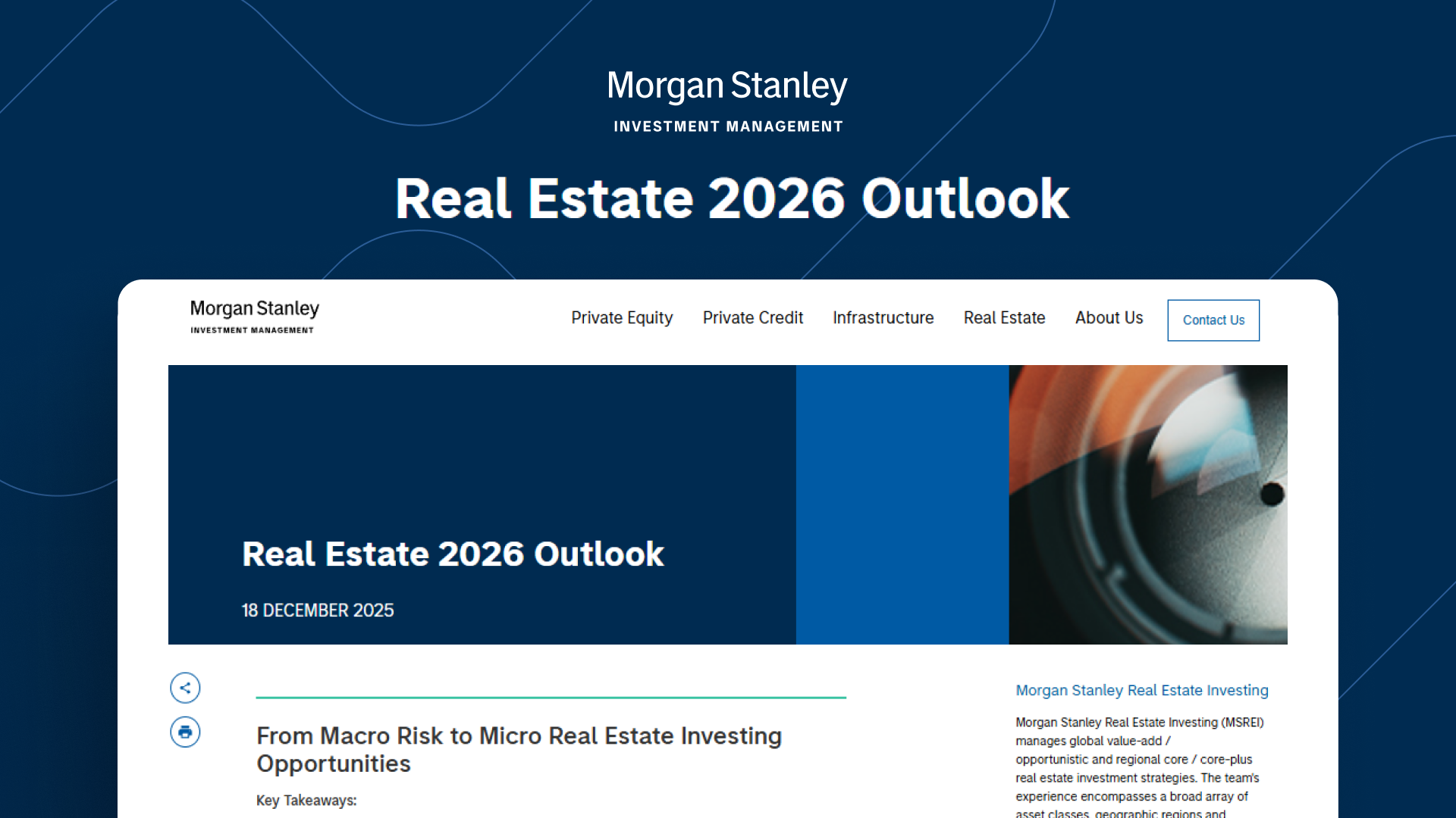 Morgan Stanley e o fim do investidor de ciclo