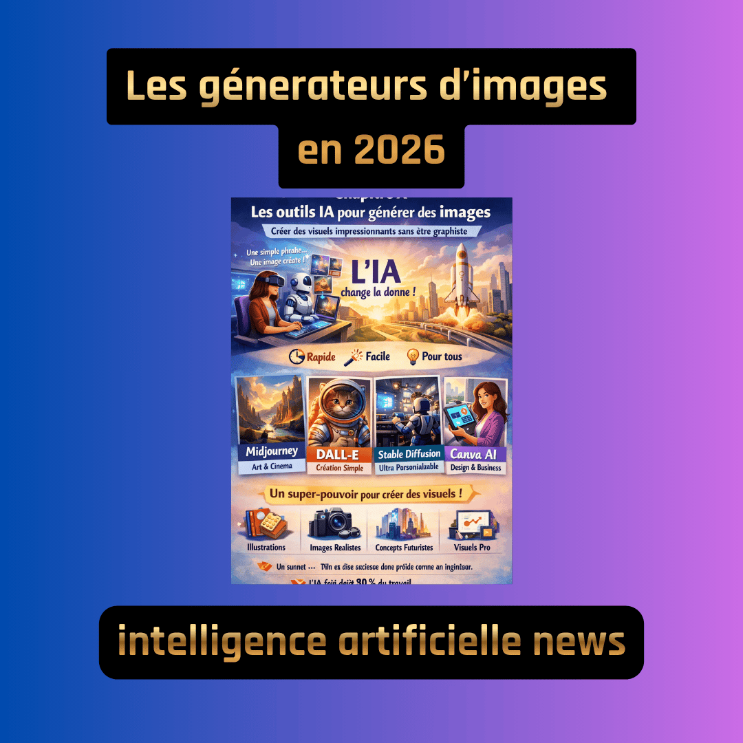🎨 Générateurs d’images IA en 2026 : outils, tendances et usages concrets