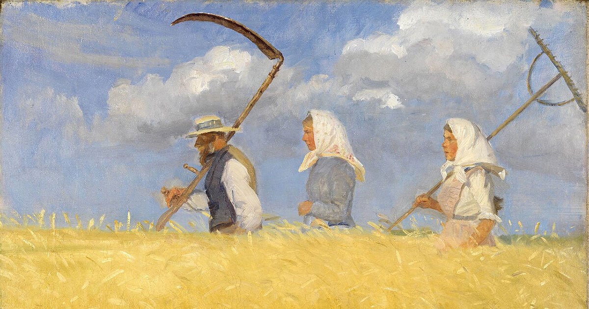 Anna Ancher in profile