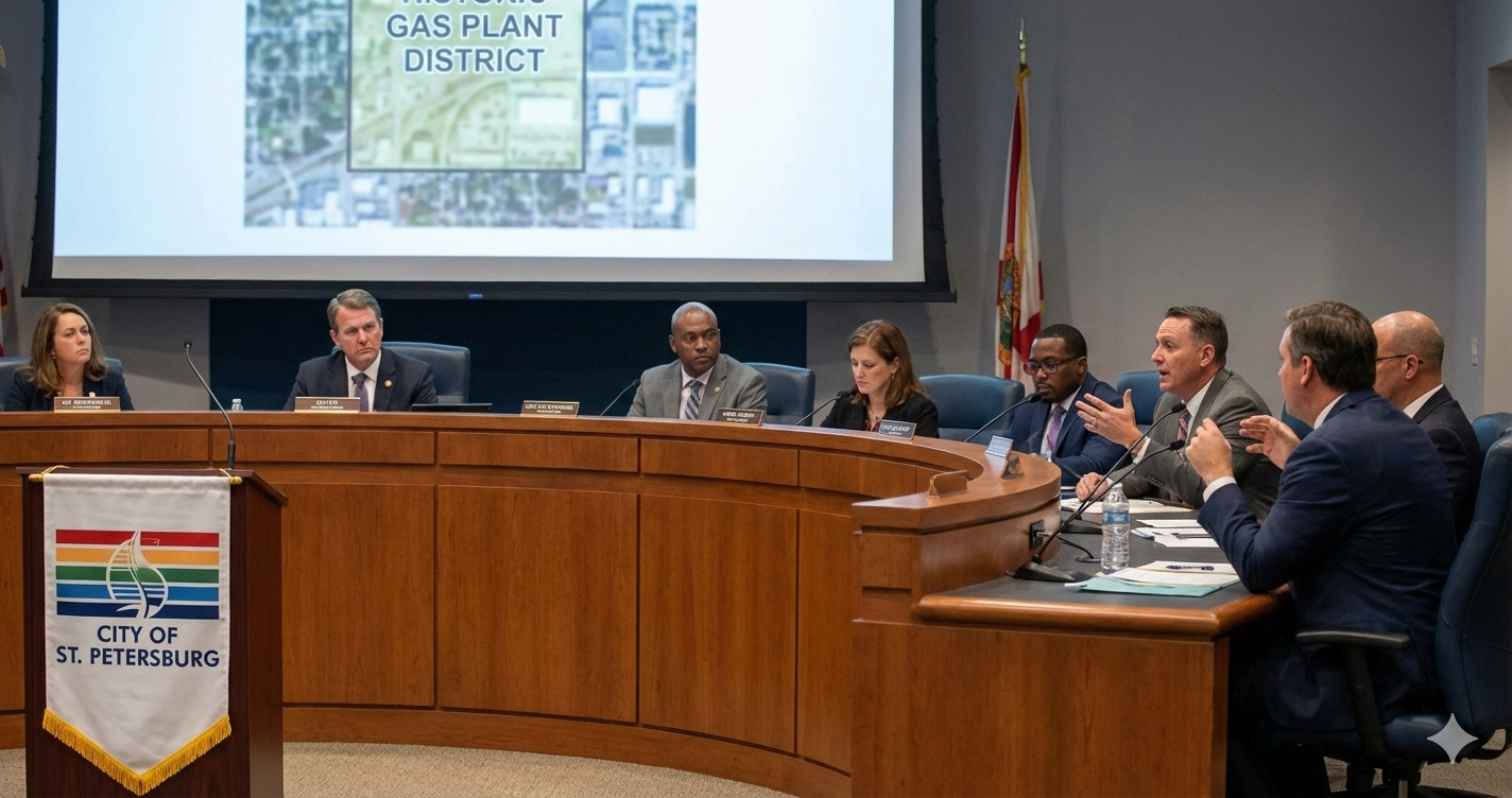 🎯 The $6.8B decision that just split St. Pete City Hall down the middle