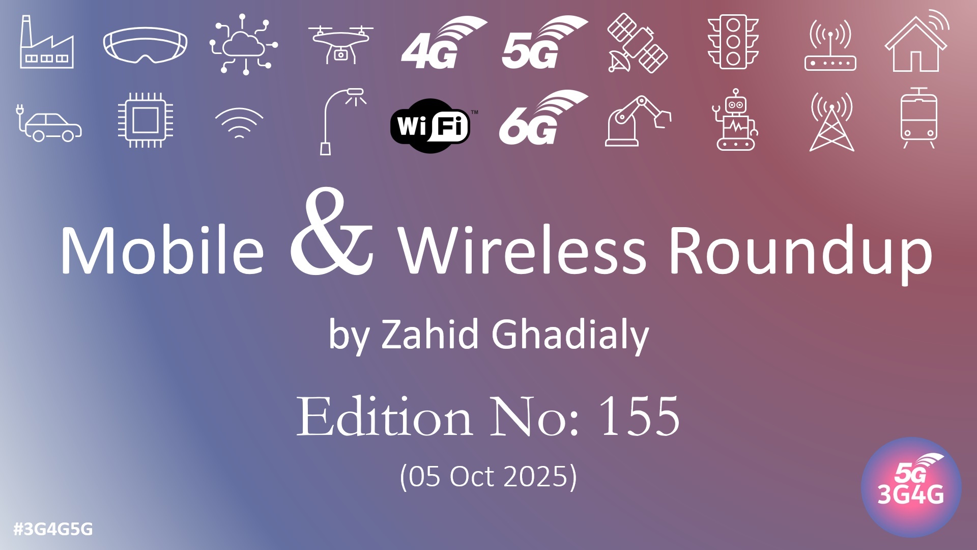 Mobile & Wireless Roundup No. 155