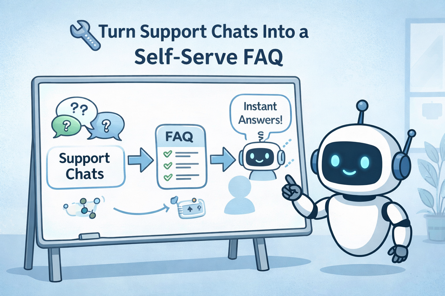 🧠 Turn Support Questions Into a Self-Serve AI FAQ