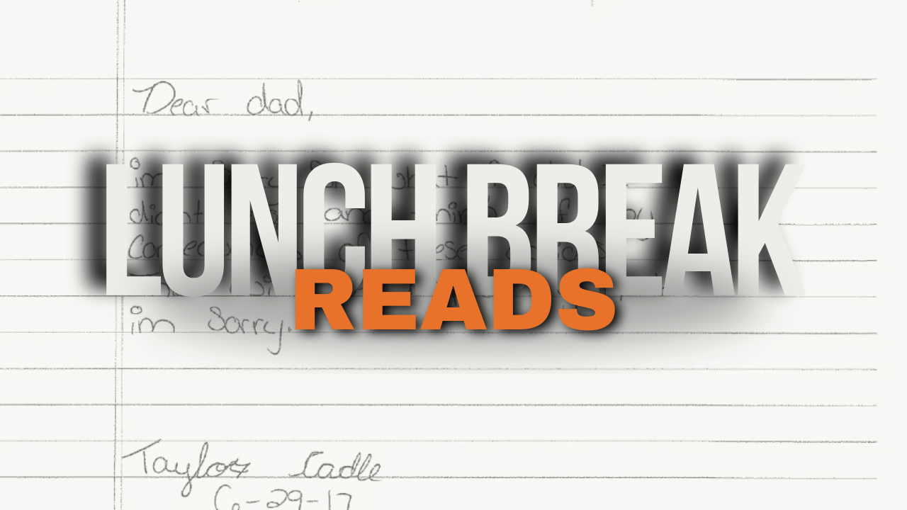 Lunch Break Reads: April 8, 2026