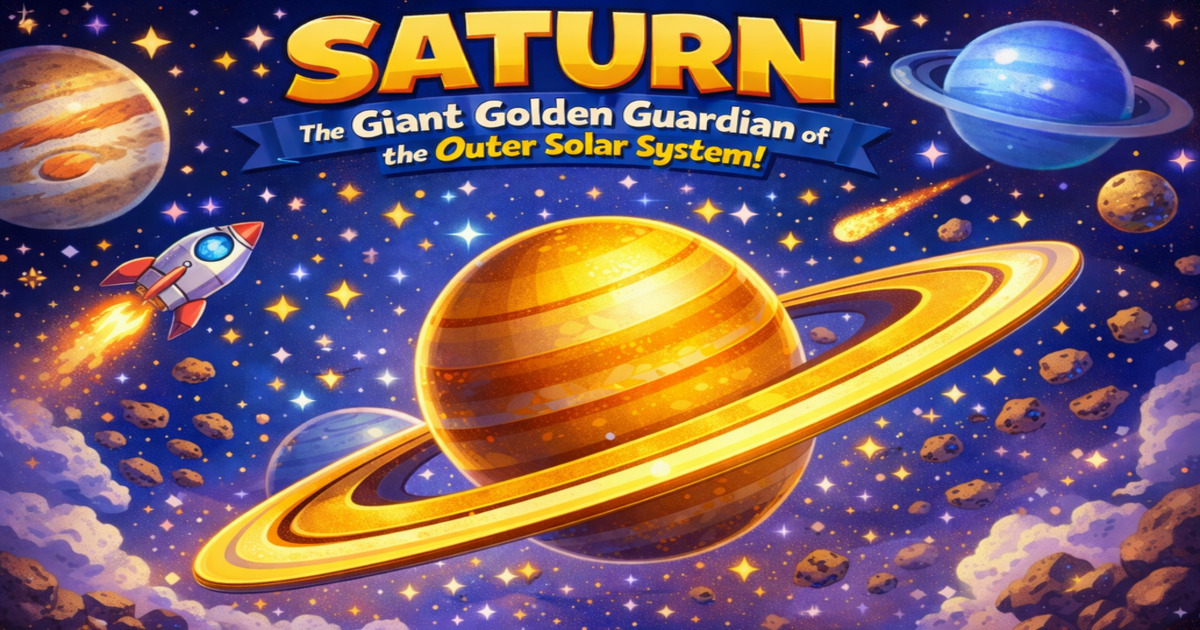 🪐 Saturn The Giant Golden Guardian Of The Outer Solar System