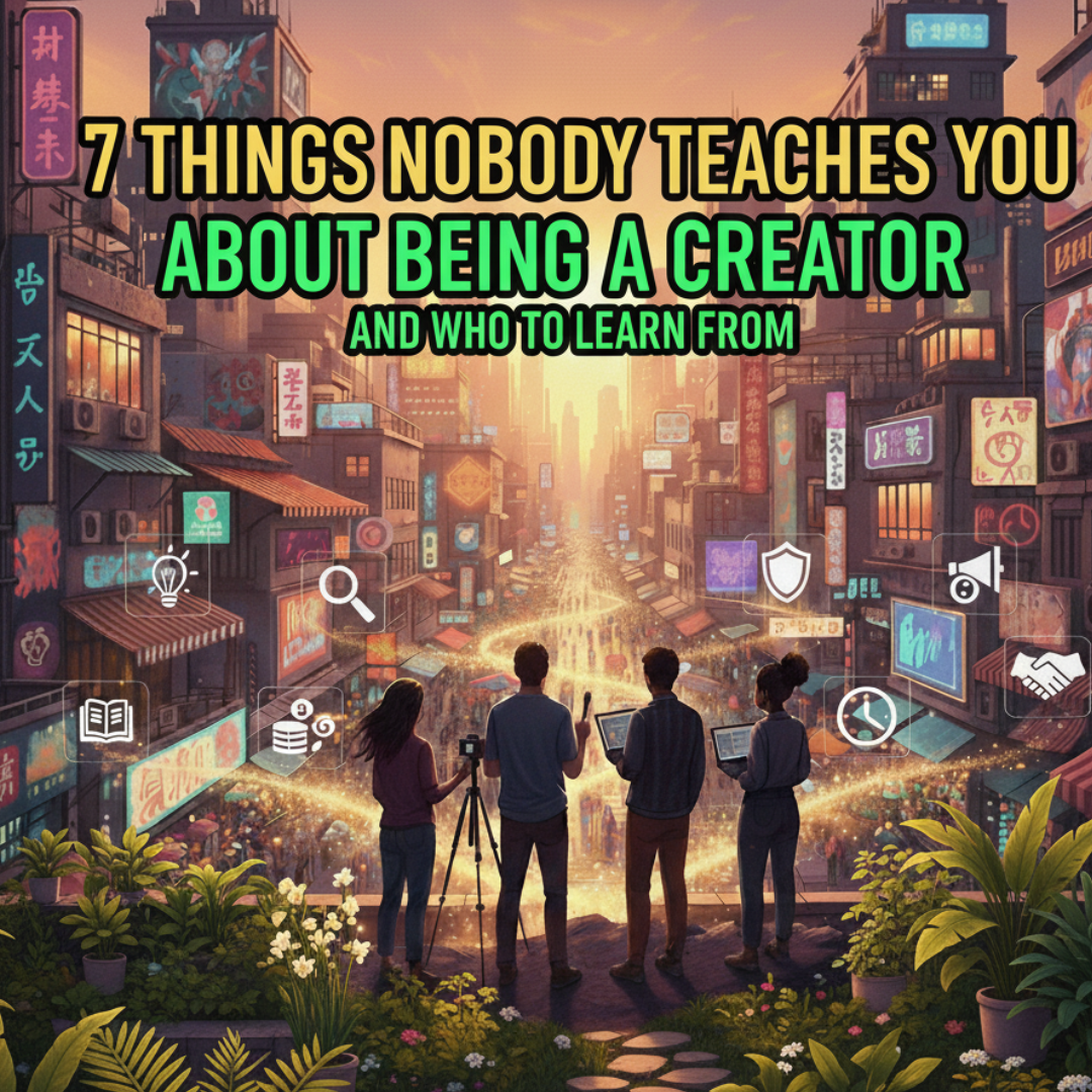 7 Things Nobody Teaches You About Being a Creator (and Who to Learn From)