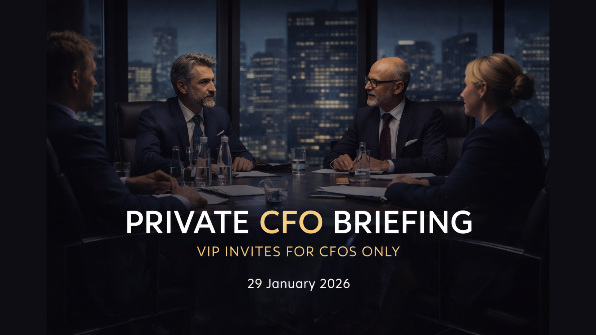 It's Tomorrow! (Get ready, CFOs)