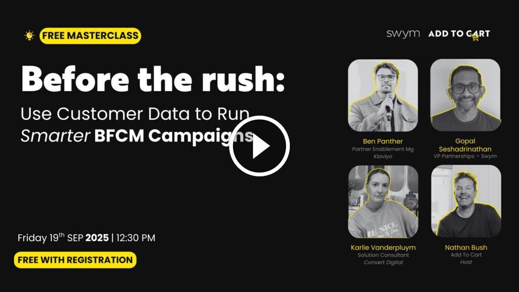 Get Your Customer Data Ready for BFCM: Register Now to Increase Conversion Without Bigger Budgets