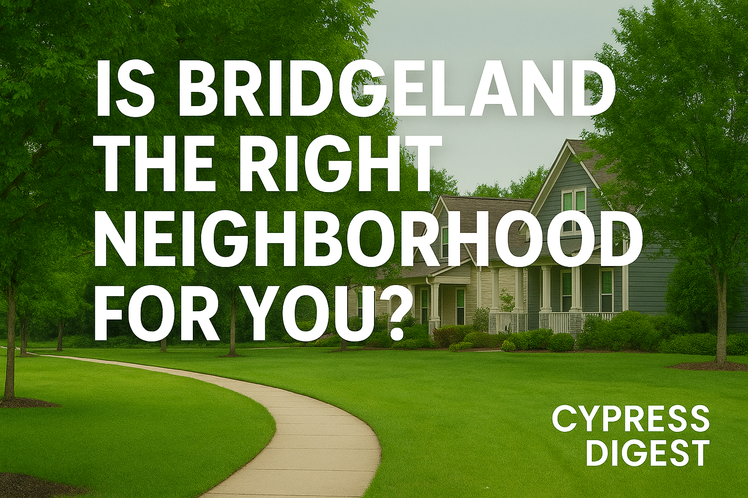Is Bridgeland TX a Good Place to Live? Walkability, Family Vibe & More