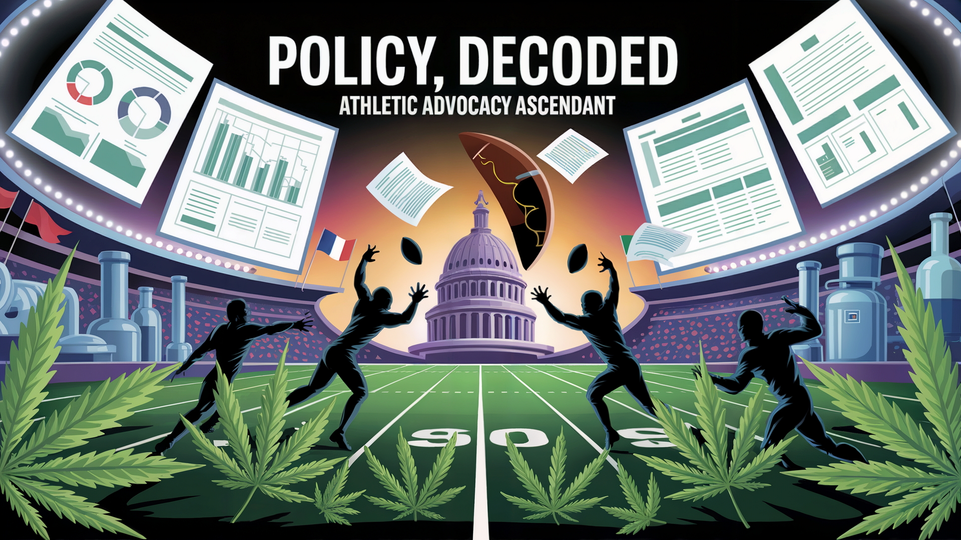 🏈 Athletes Crack Cannabis Code + $50B Economic Breakdown + EU Pharma Squeeze