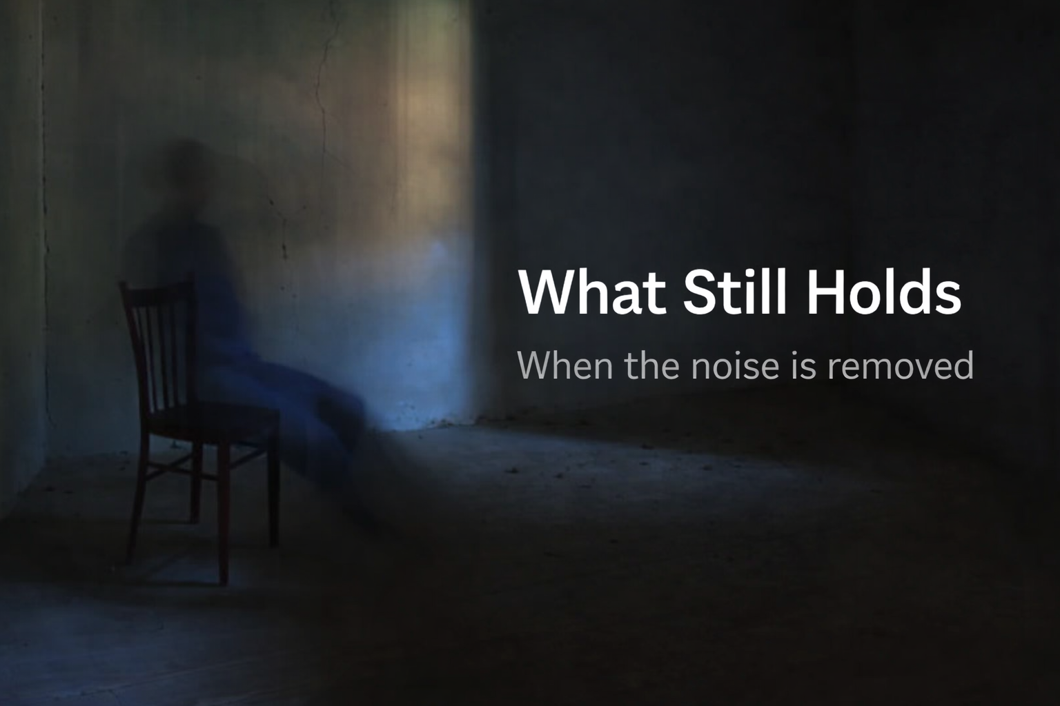 What Still Holds When the Noise Is Removed