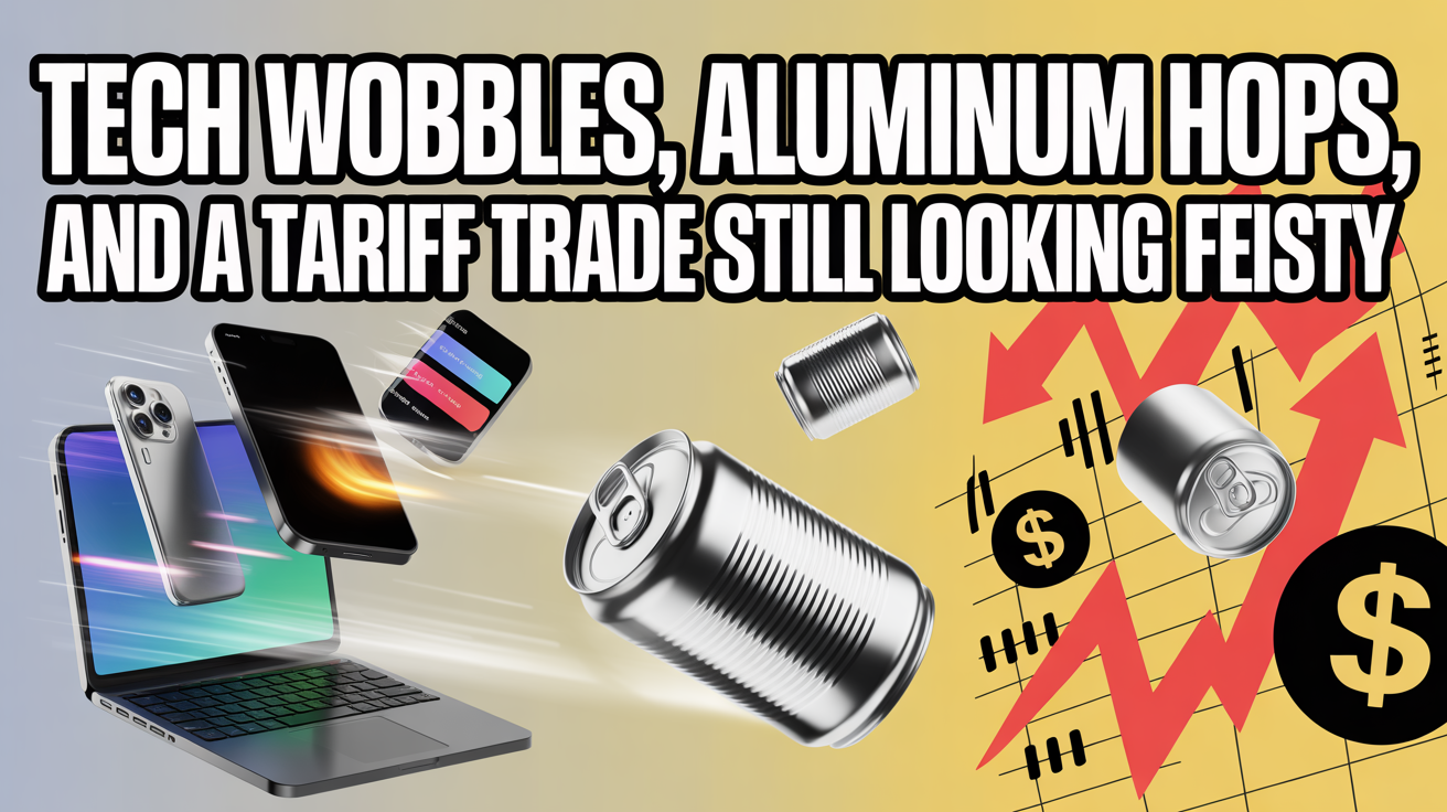 Tech Wobbles, Aluminum Hops, and a Tariff Trade Still Looking Feisty