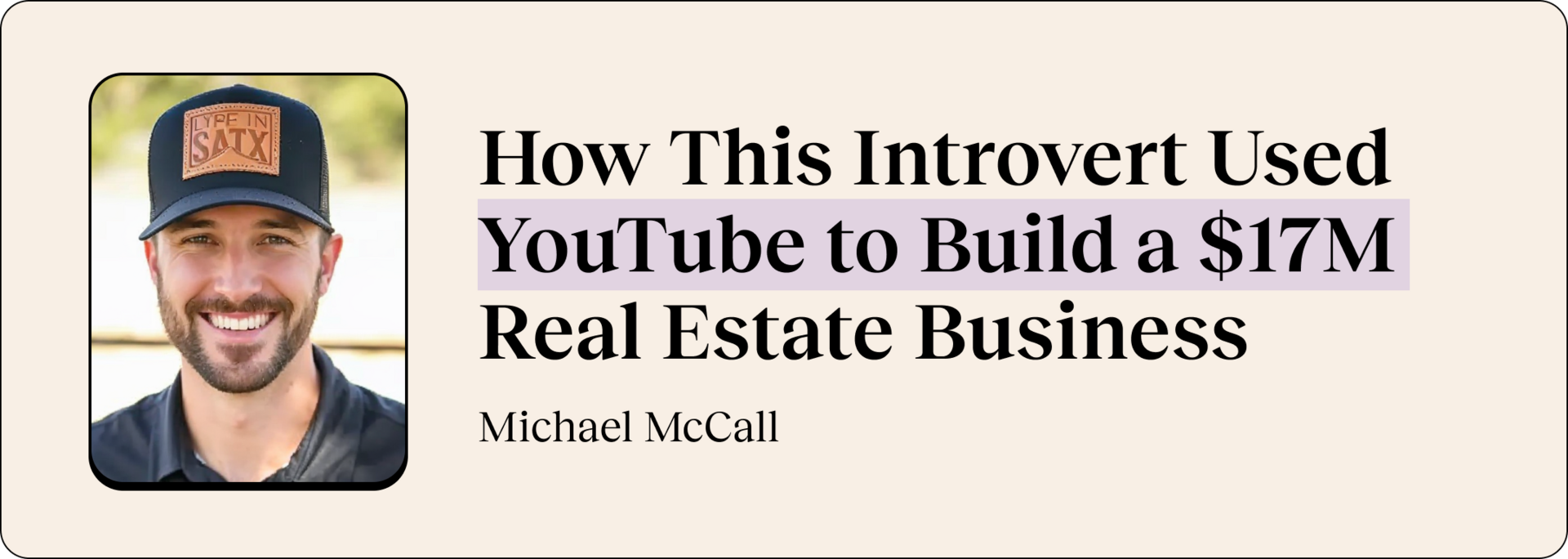 🧱 How This Introvert Used YouTube to Build a $17M Real Estate Business