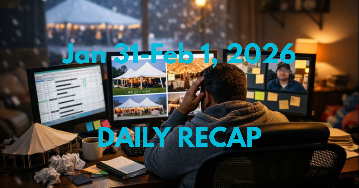 January 31–February 1, 2026 – Weekend Recap