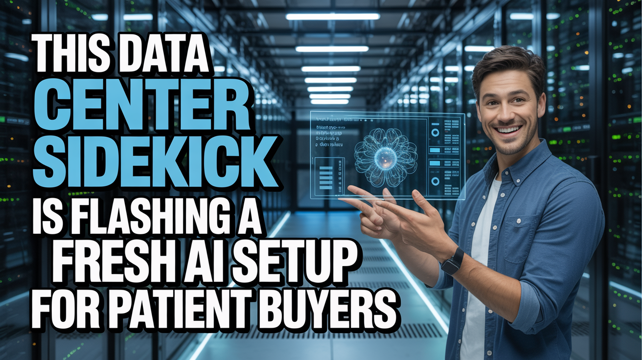This Data Center Sidekick Is Flashing A Fresh AI Setup For Patient Buyers