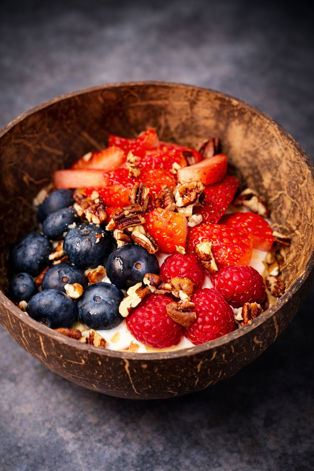 Berry fruit salad - IBS friendly 