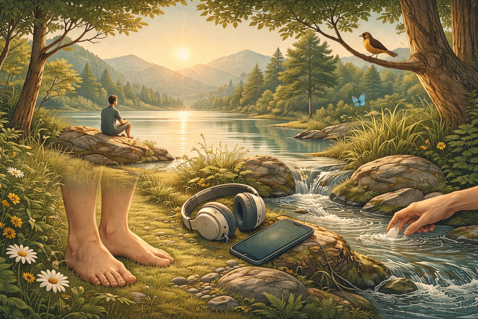 🌿 Sensory Rewilding: Healing the Overstimulated Brain