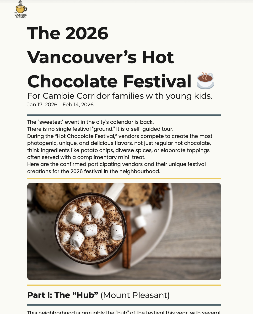 Winter Break Guide - Vancouver