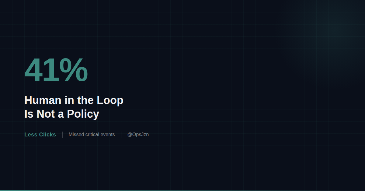 Human in the Loop Is Not an AI Governance Policy