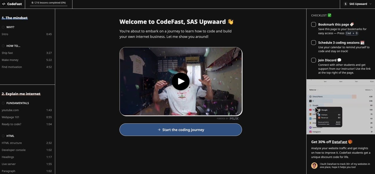 Day 1 of building a SaaS in 30 days