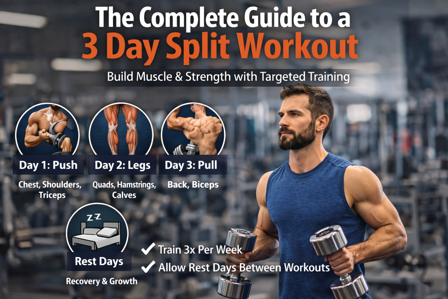 The Complete Guide to a 3 Day Split Workout