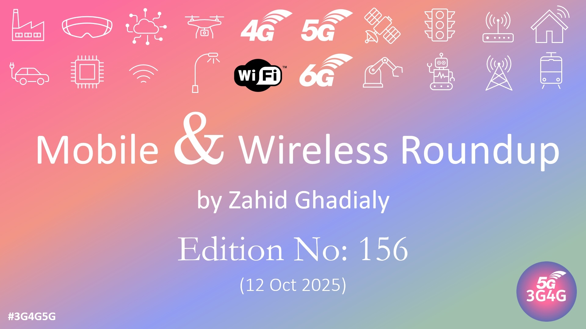 Mobile & Wireless Roundup No. 156