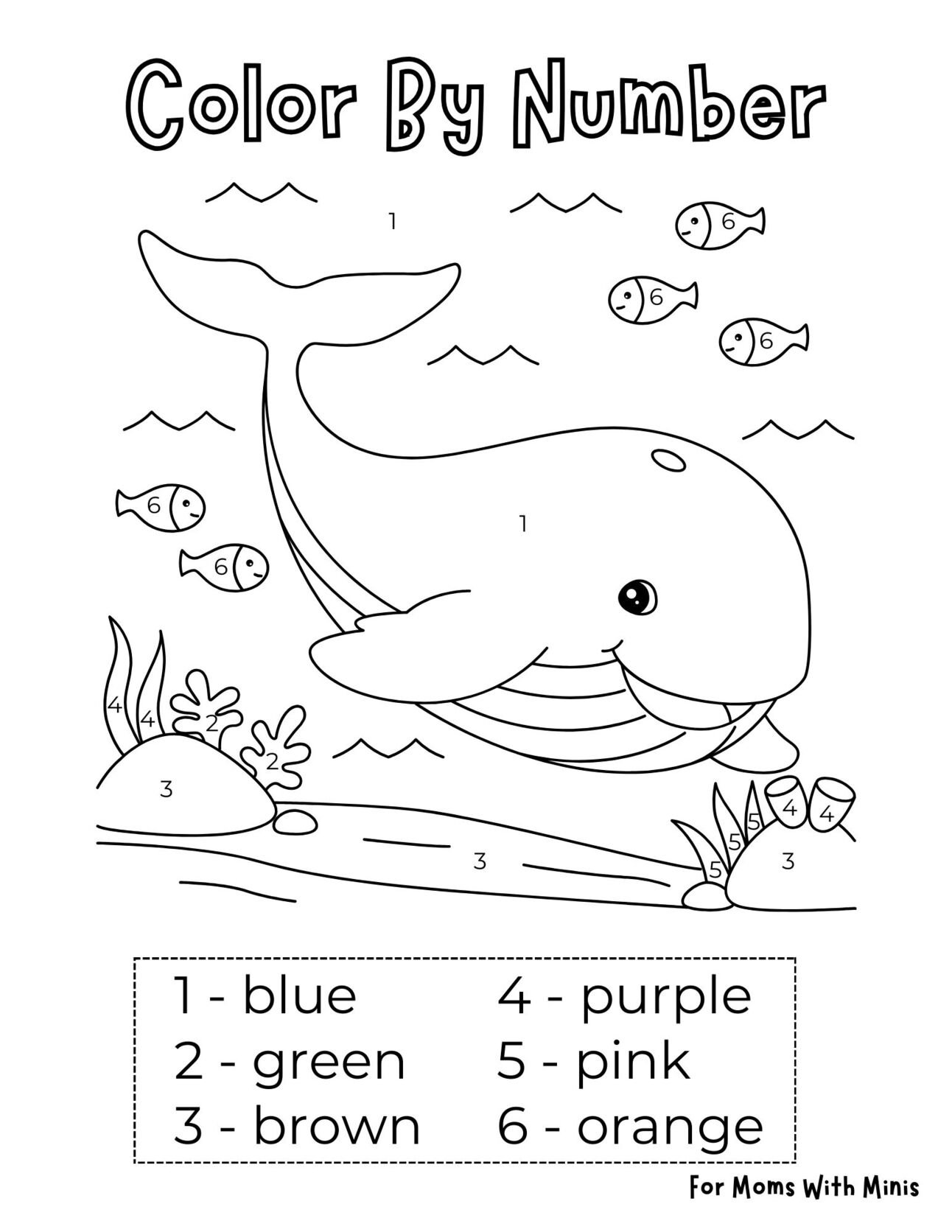 Ocean Color By Number