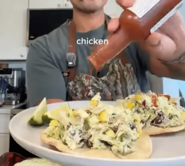 Green Mexican Chicken Salad 