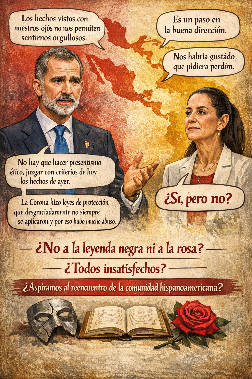 ¿Hizo bien el Rey denunciando los “abusos” de la conquista de América?