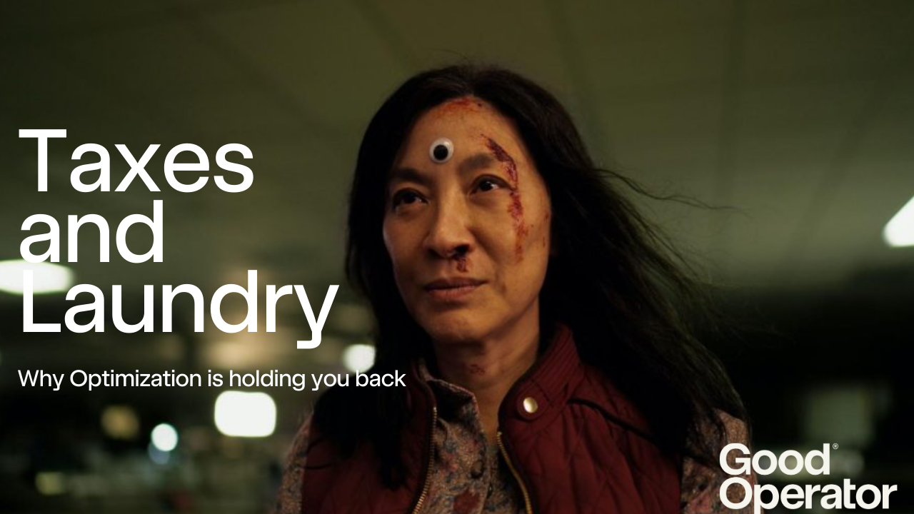 Optimal is holding you back