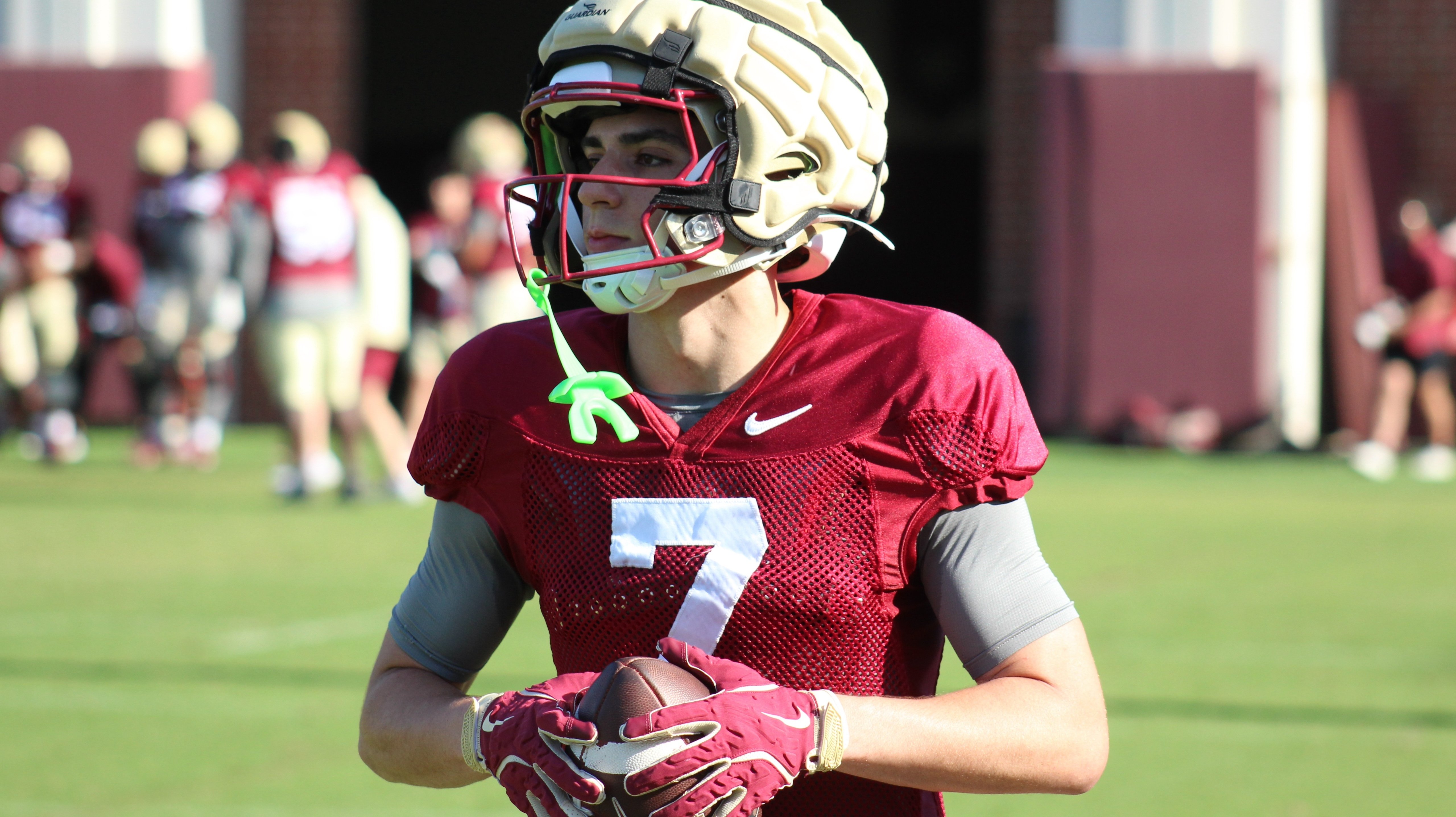 Jasen Lopez makes smooth transition from hoops to football, showing how he's learned FSU's playbook
