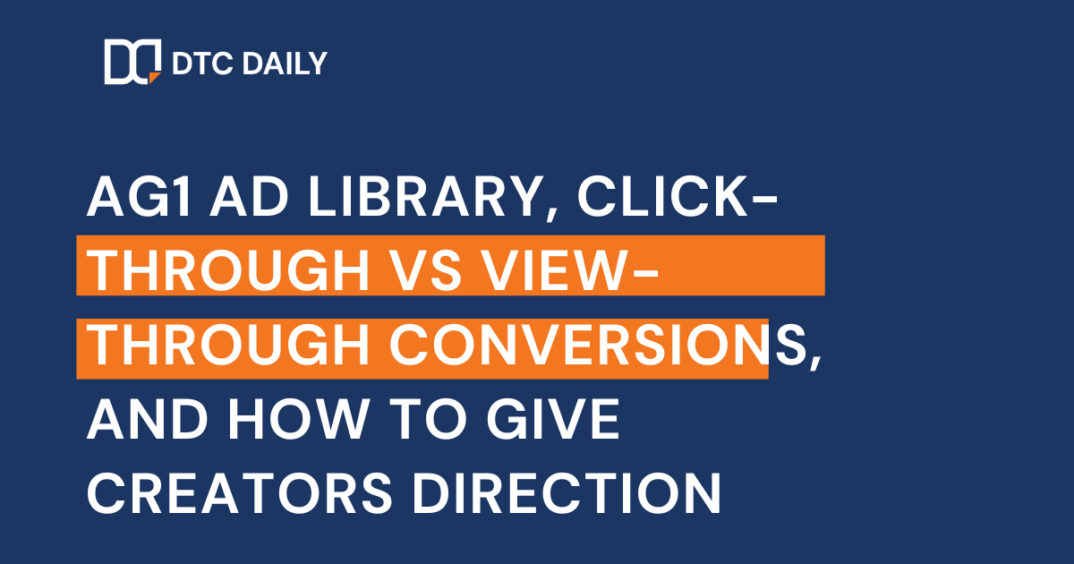 What AG1 gets right about persona driven messaging