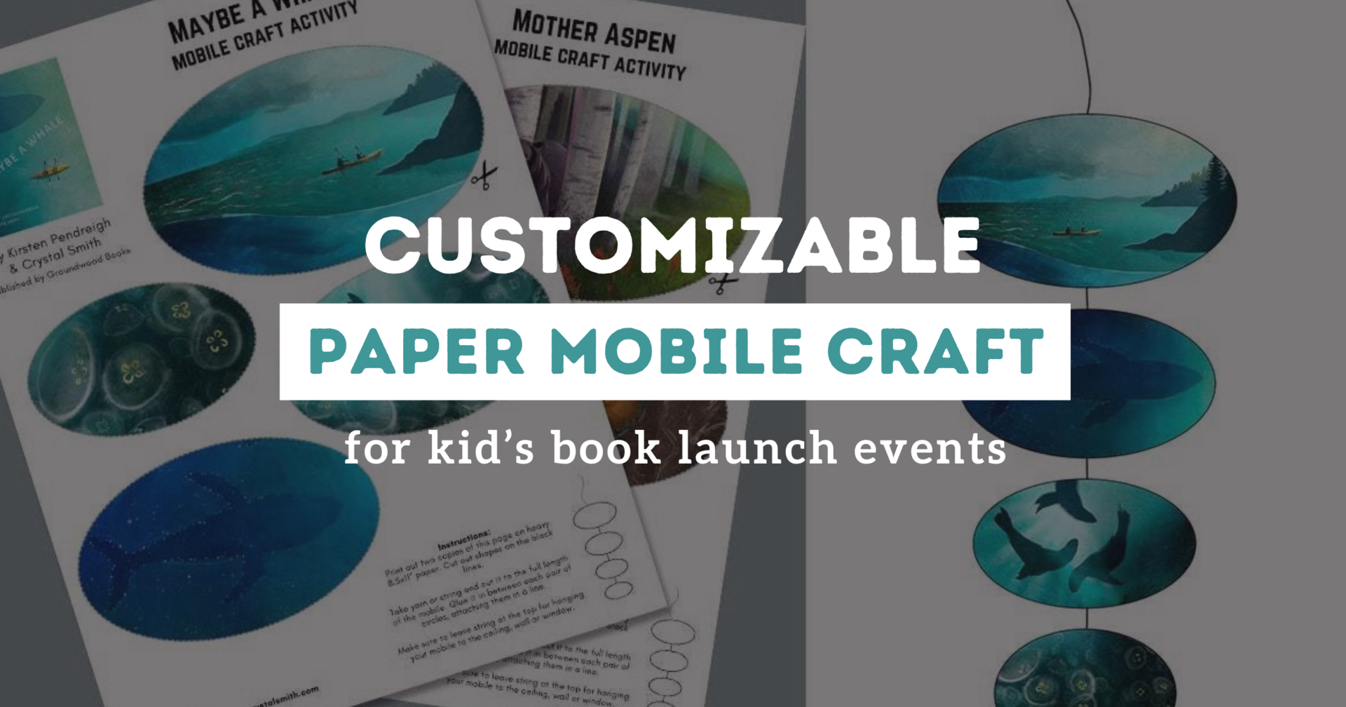 Create A Paper Mobile Craft for Your Children's Book Promo Events!