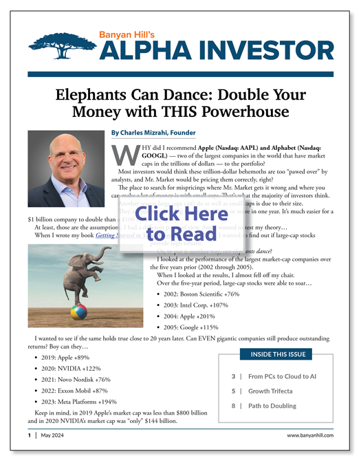 Elephants Can Dance: Double Your Money with THIS Powerhouse