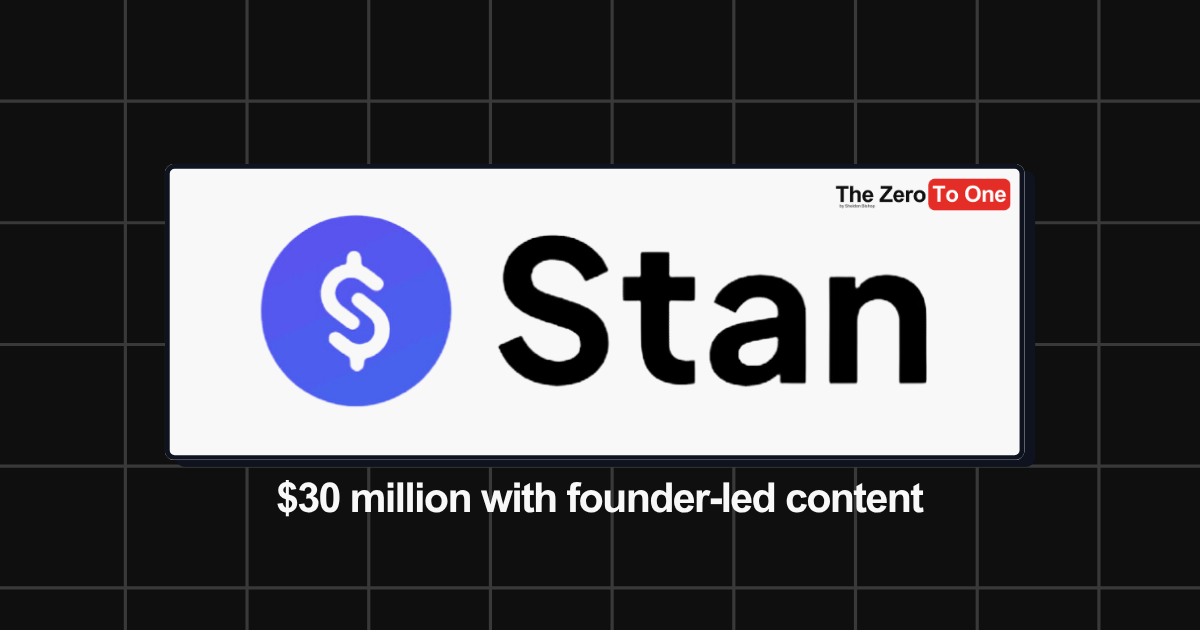 How Stan uses Founder-Led Marketing to create a magnetic personal brand