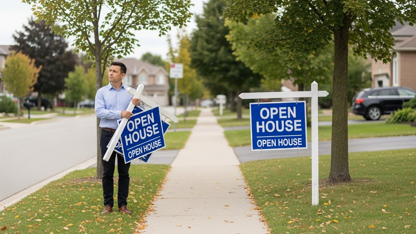 I Lost 8 Open House Signs in One Day - and 100 Open House Visitors Proved They Were Useless Anyway