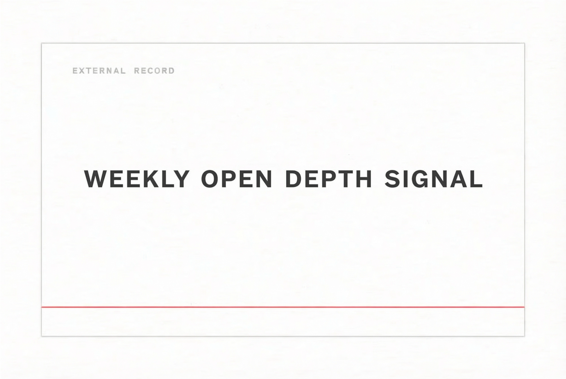 Before the Gap Was a Gap