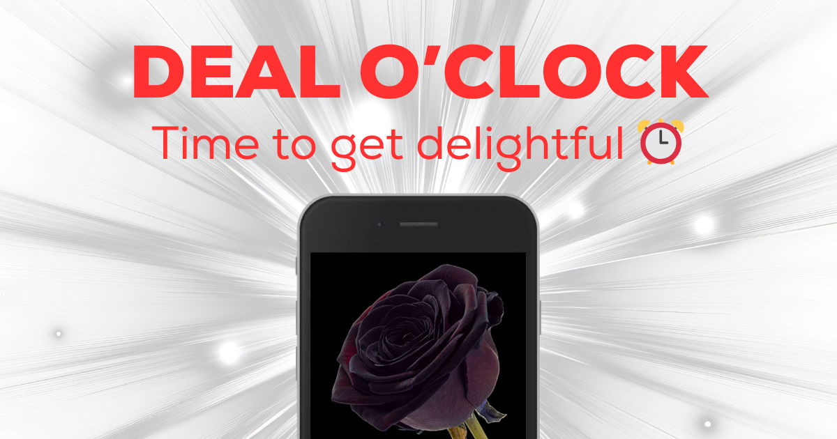 🖤 Black Rose Friday is Here: Send one for just £1 🖤