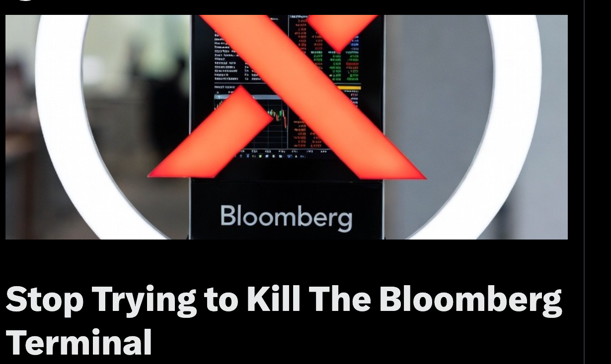 The Death of Bloomberg is Not Happening